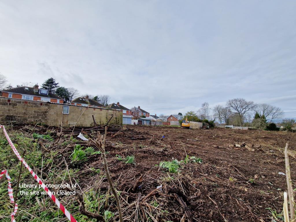 Lot: 42 - OVER THREE QUARTERS OF AN ACRE OF FREEHOLD LAND WITH POTENTIAL - Library photograph of the site when cleared